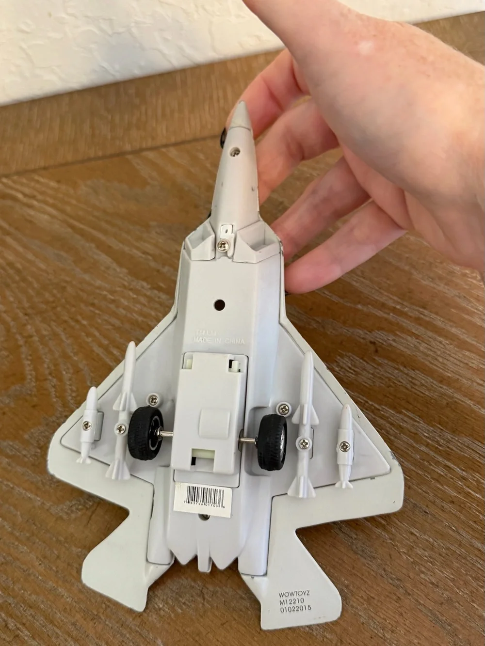 Gray Camouflage Toy Air Force Jet Plane